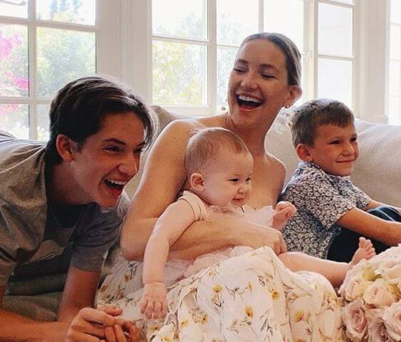 his mother and siblings